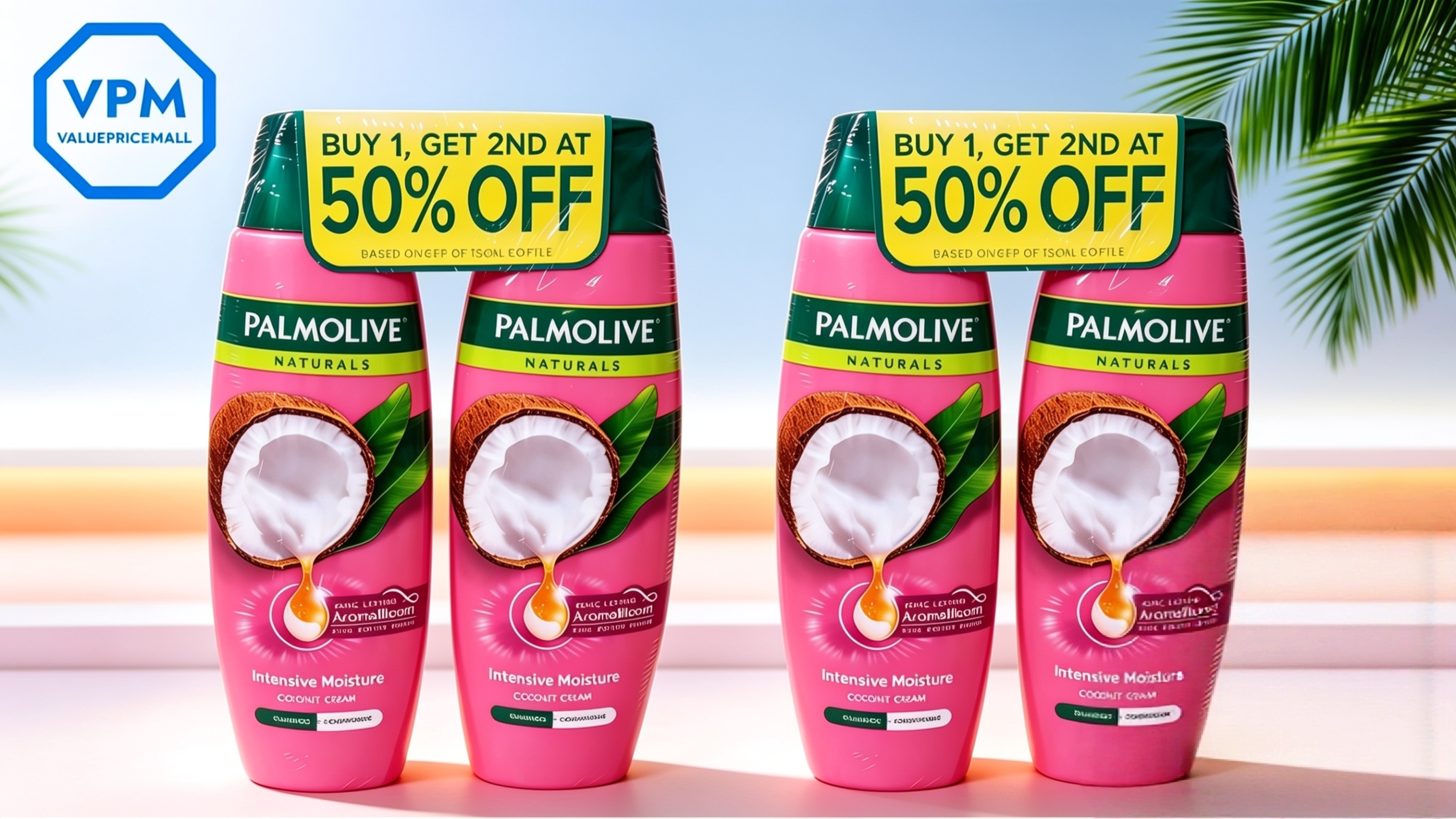 Bundle 2 Intensive Moisture (pink) Shampoo & Conditioner