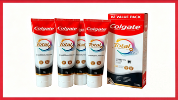 Bundle Promotion Get 2 Total Charcoal Clean COLGATE toothpaste 150g Twin Pack | Deep Clean Toothpaste