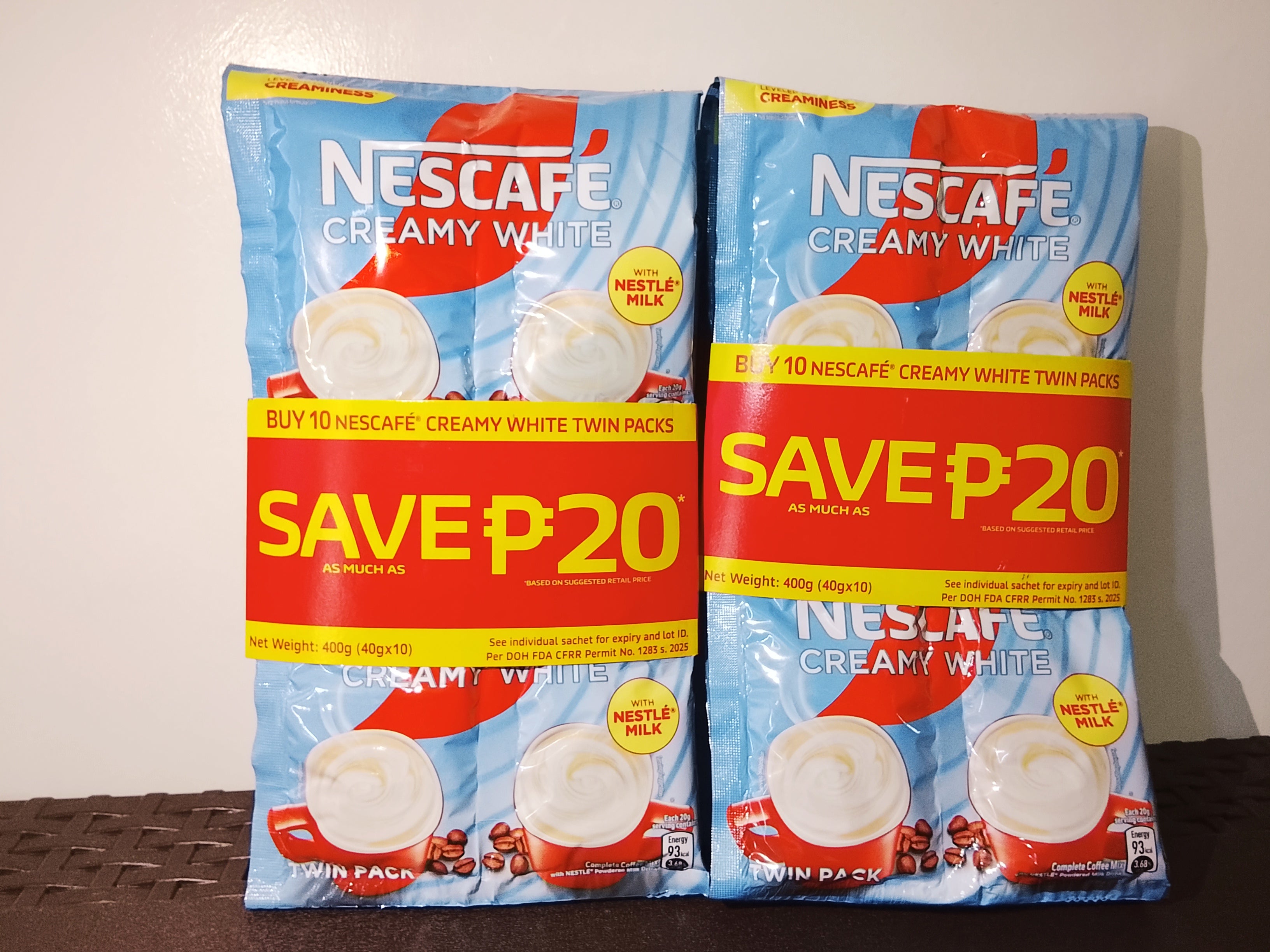 Nescafe creamy white 40gx10