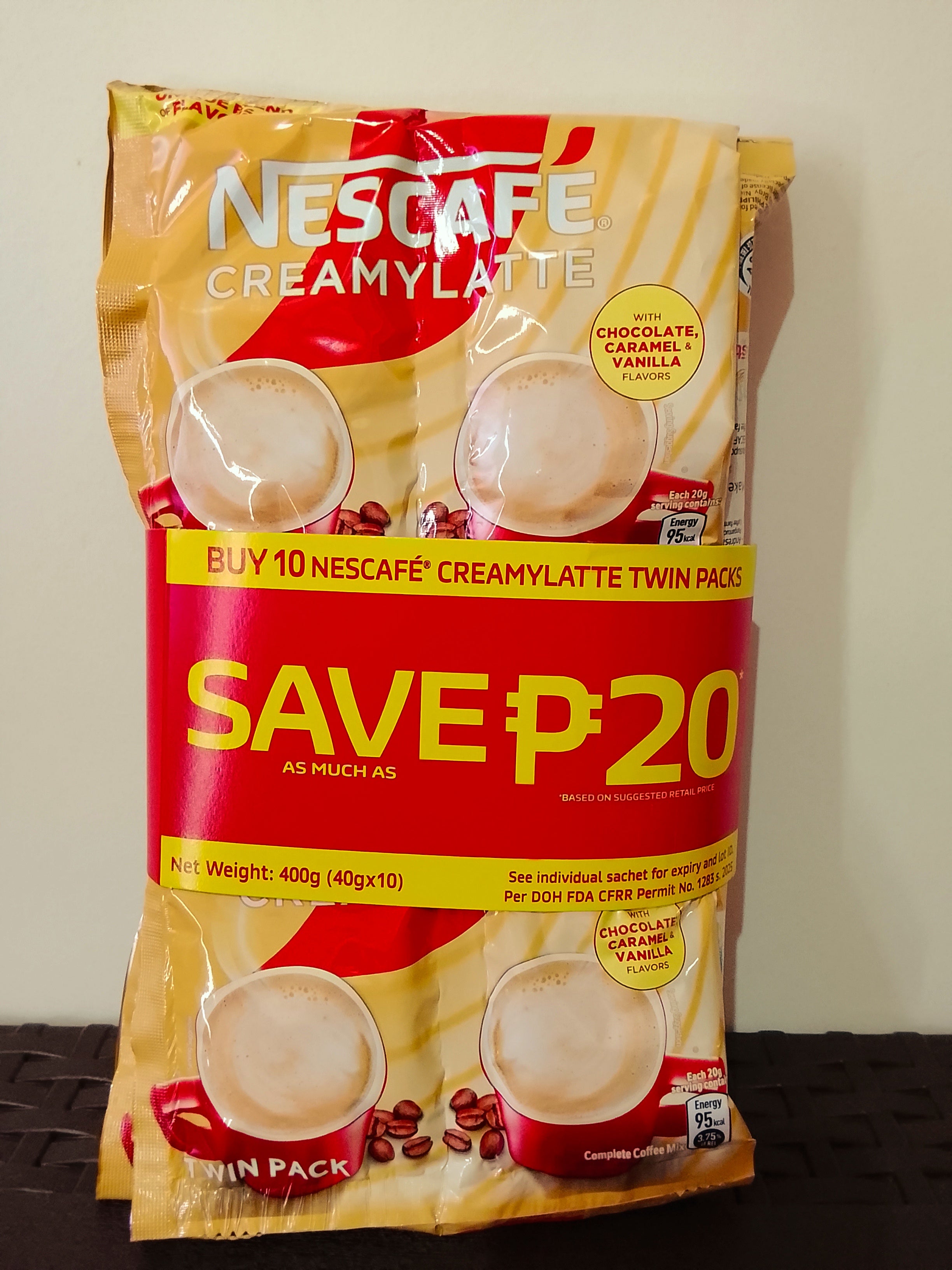 Nescafe creamy Latte 40gx10.