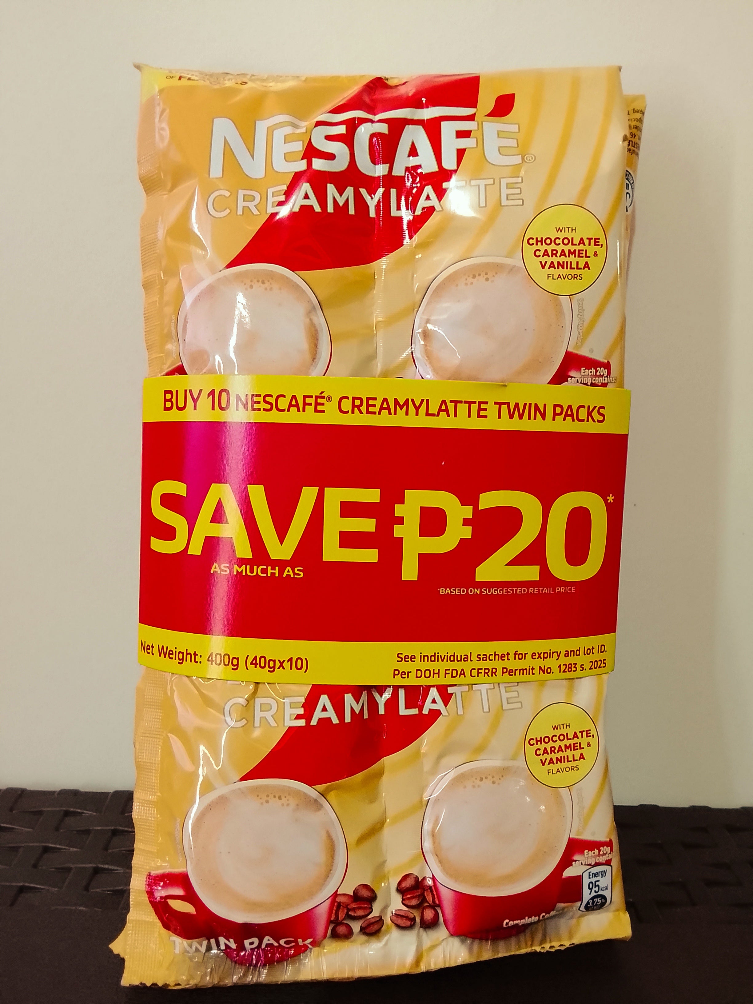 Nescafe creamy Latte 40gx10.