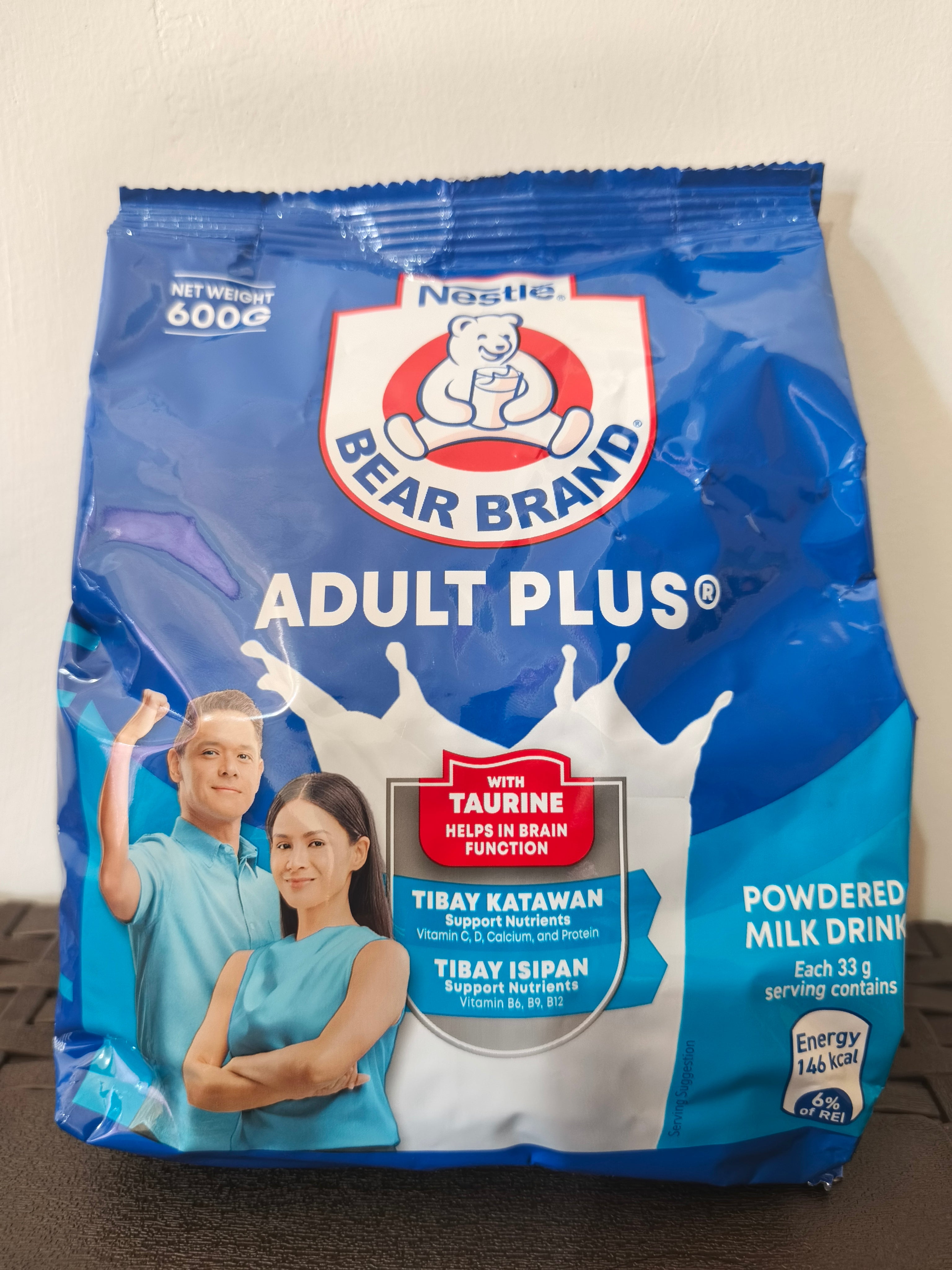 Bear Brand Adult Plus Powdered Milk 680g