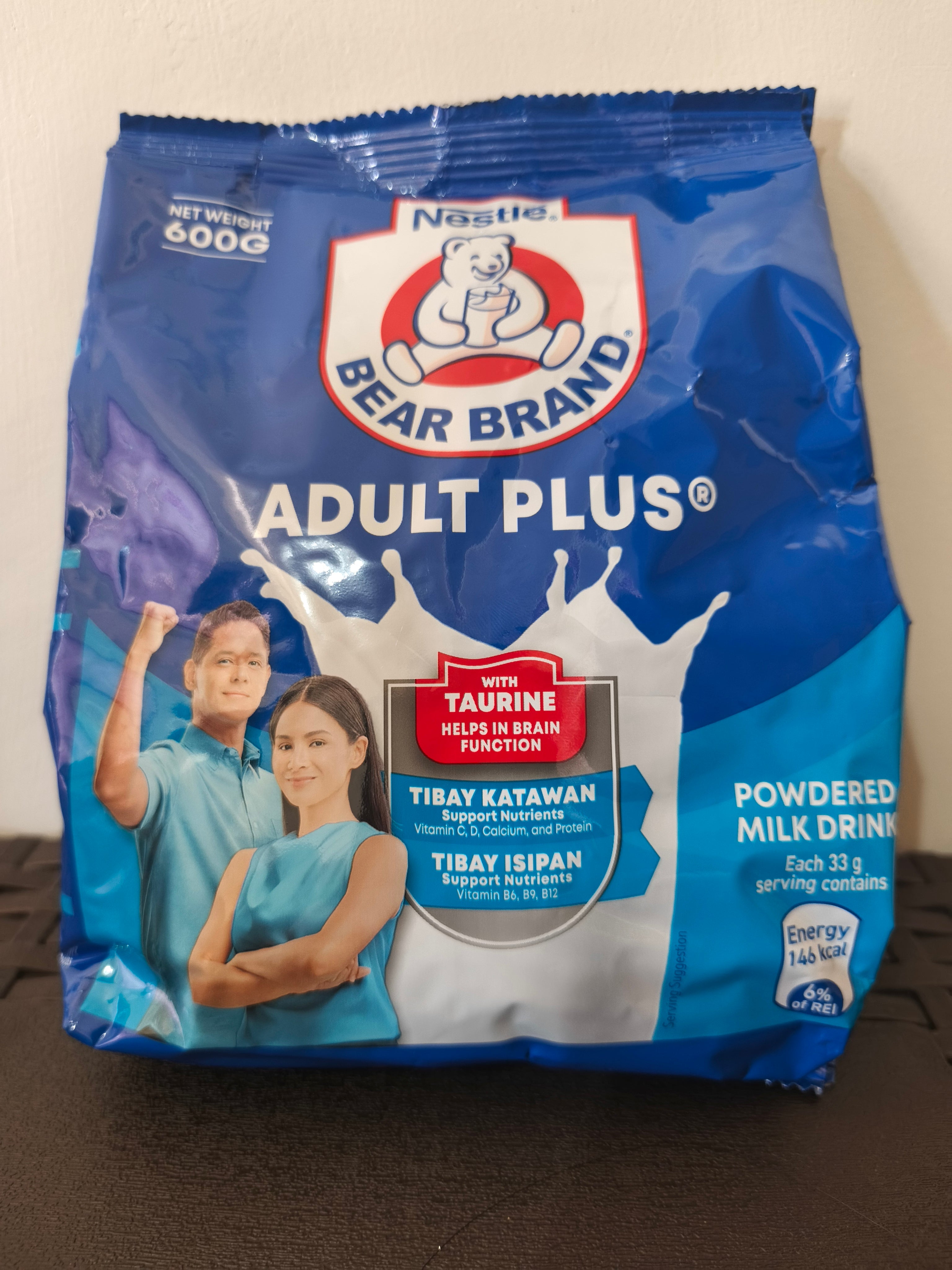 Bear Brand Adult Plus Powdered Milk 680g