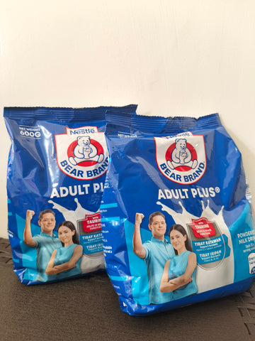 Bear Brand Adult Plus Powdered Milk 680g
