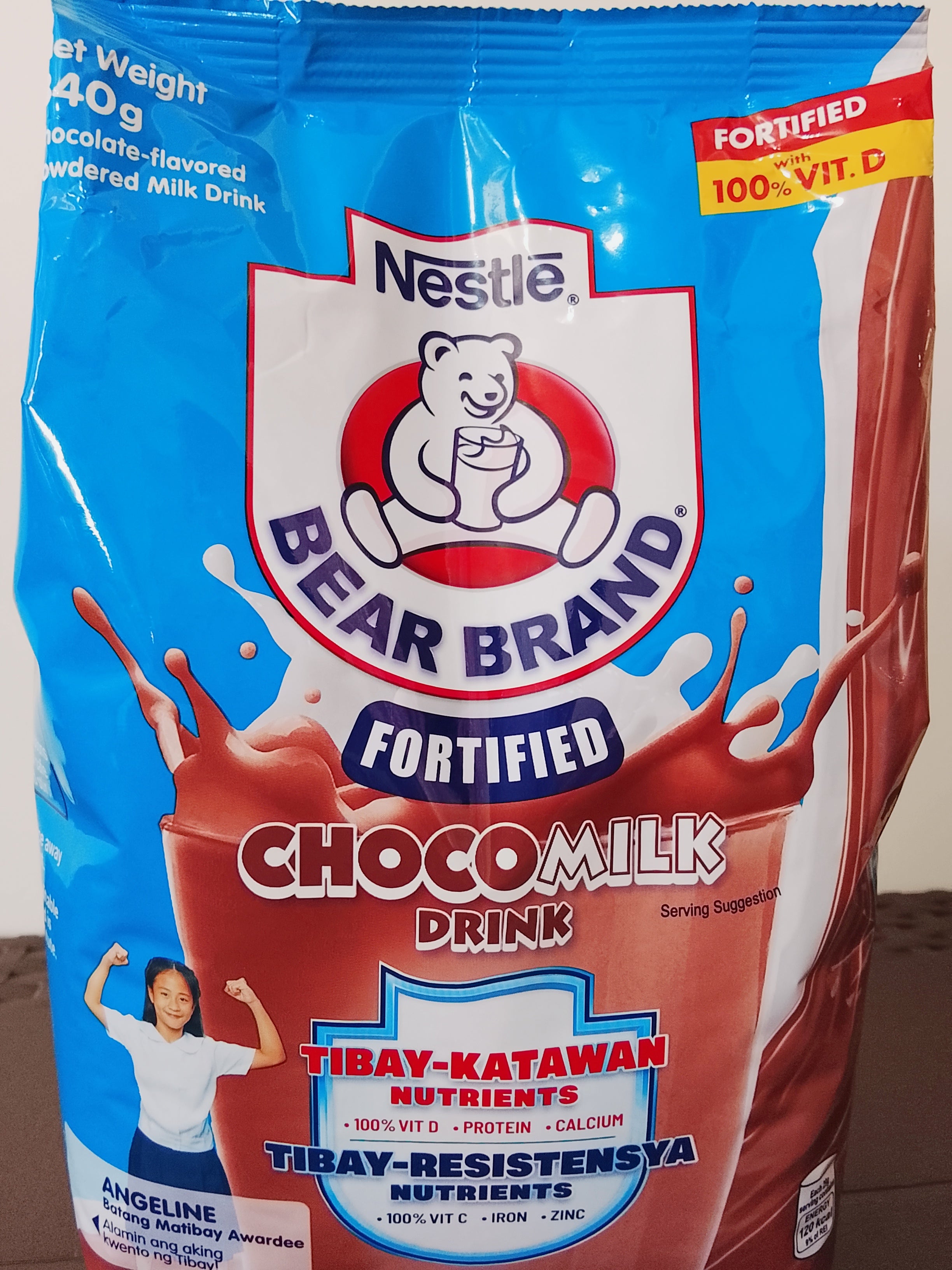 Nestlé Bear Brand Choco Powdered Milk Drink 840g