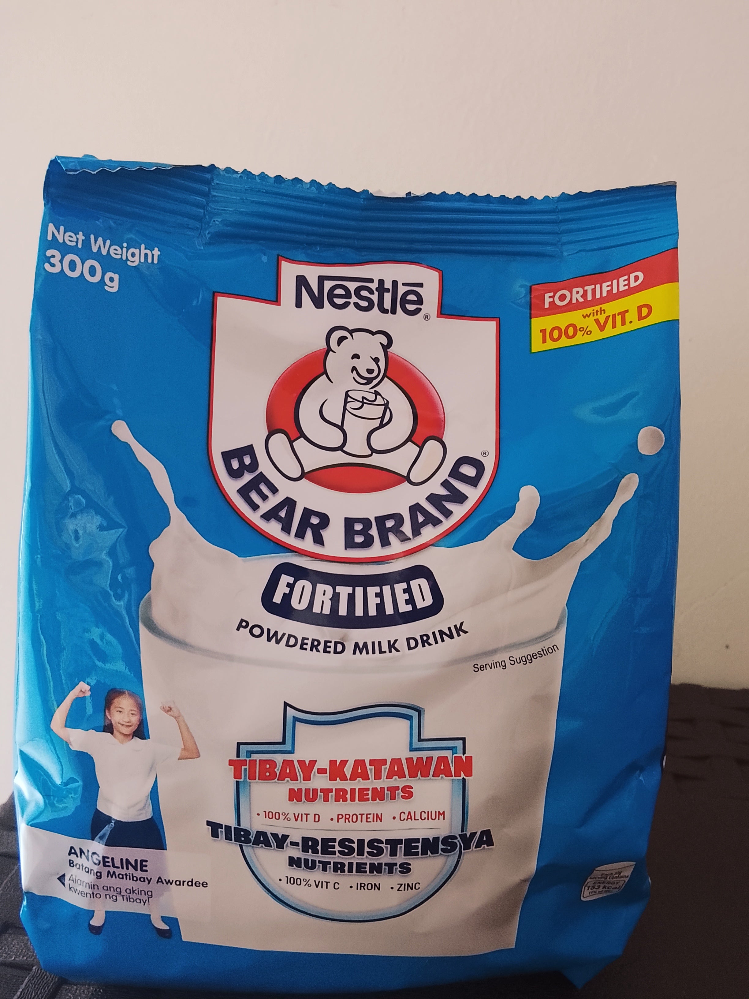 Bear Brand Fortified Powdered Milk Drink 300g