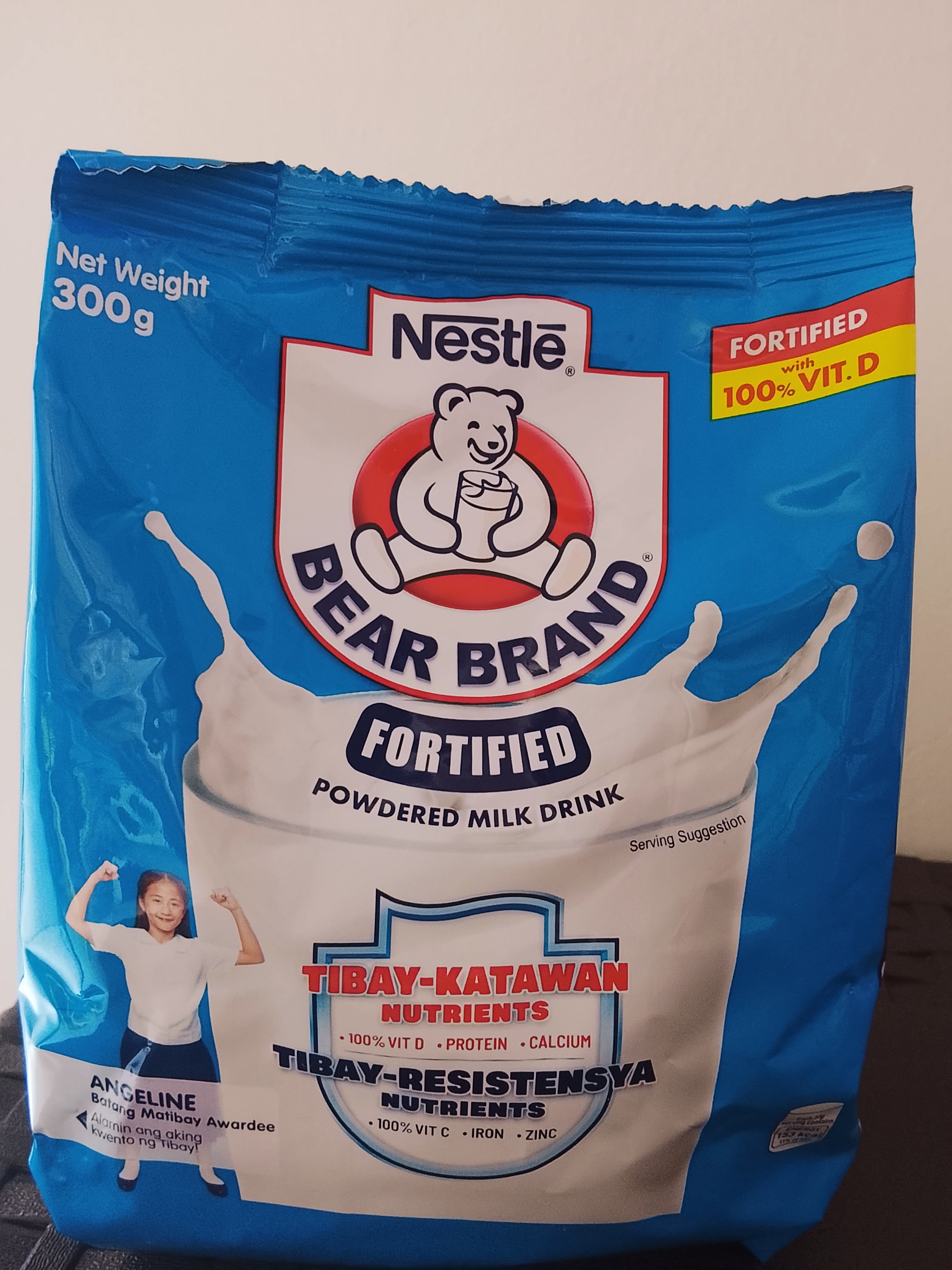 Bear Brand Fortified Powdered Milk Drink 300g