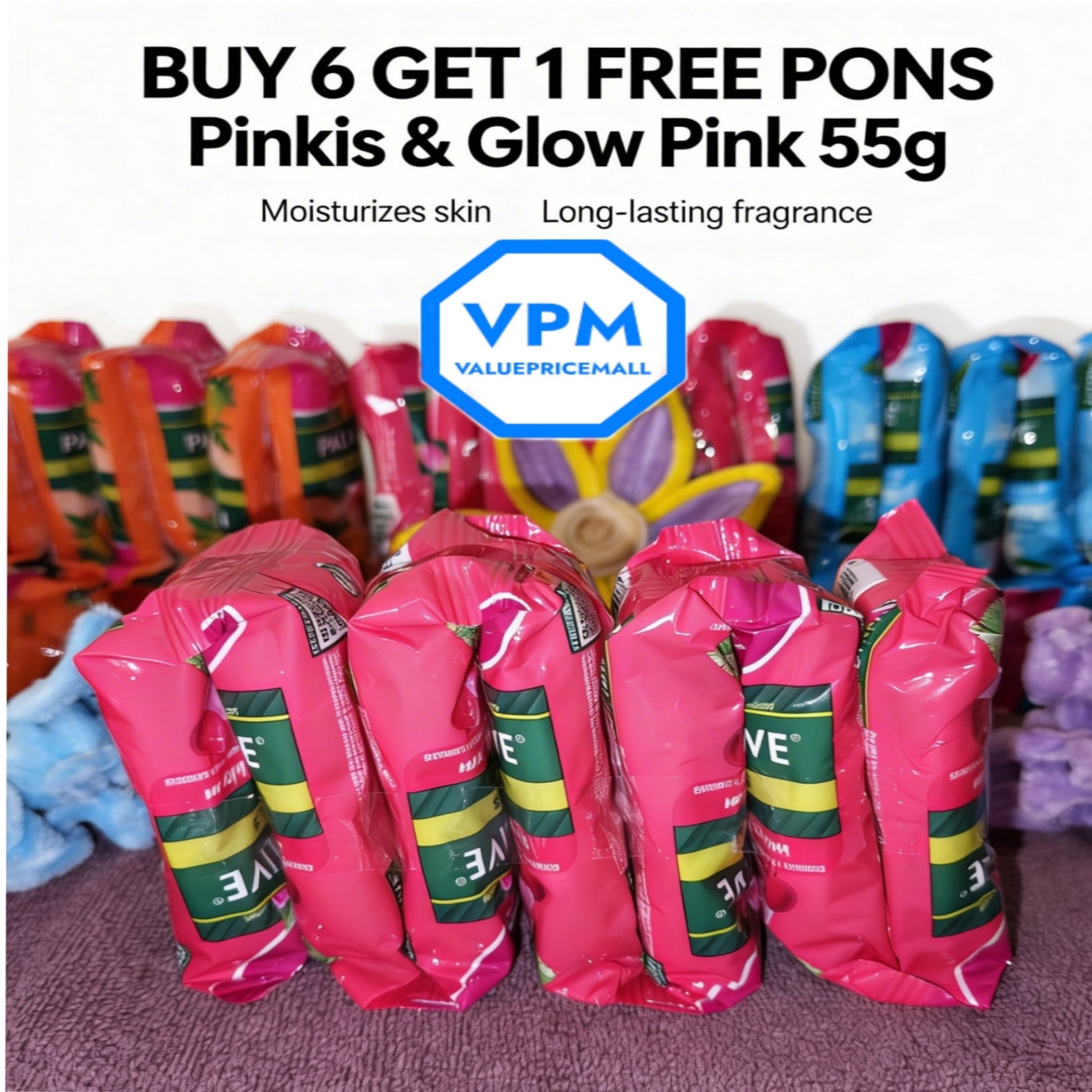 Pond's Rosy Bloom Pink Powder 55g