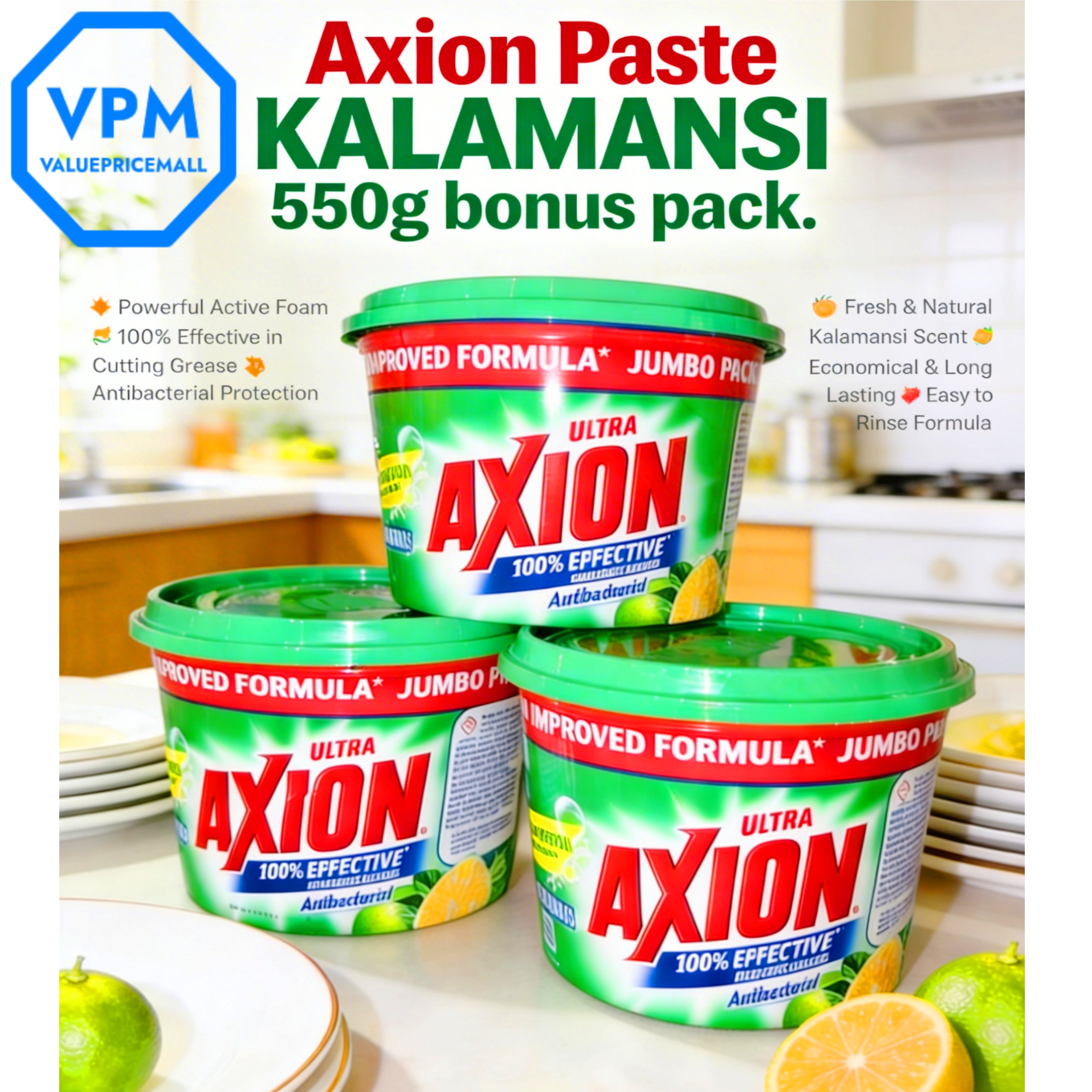 Axion Paste Dishwashing Doy 550g