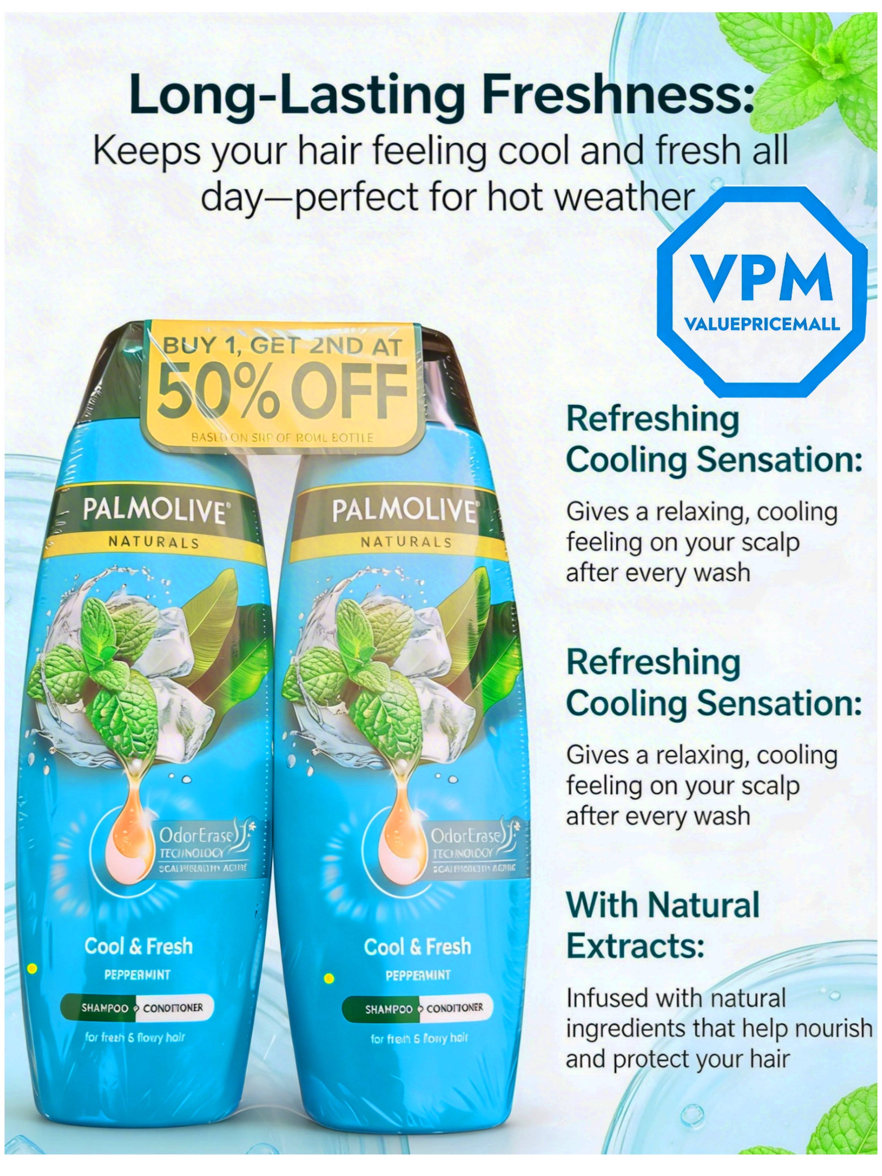 Palmolive Shampoo Buy 1 Take 1 (180ml each)