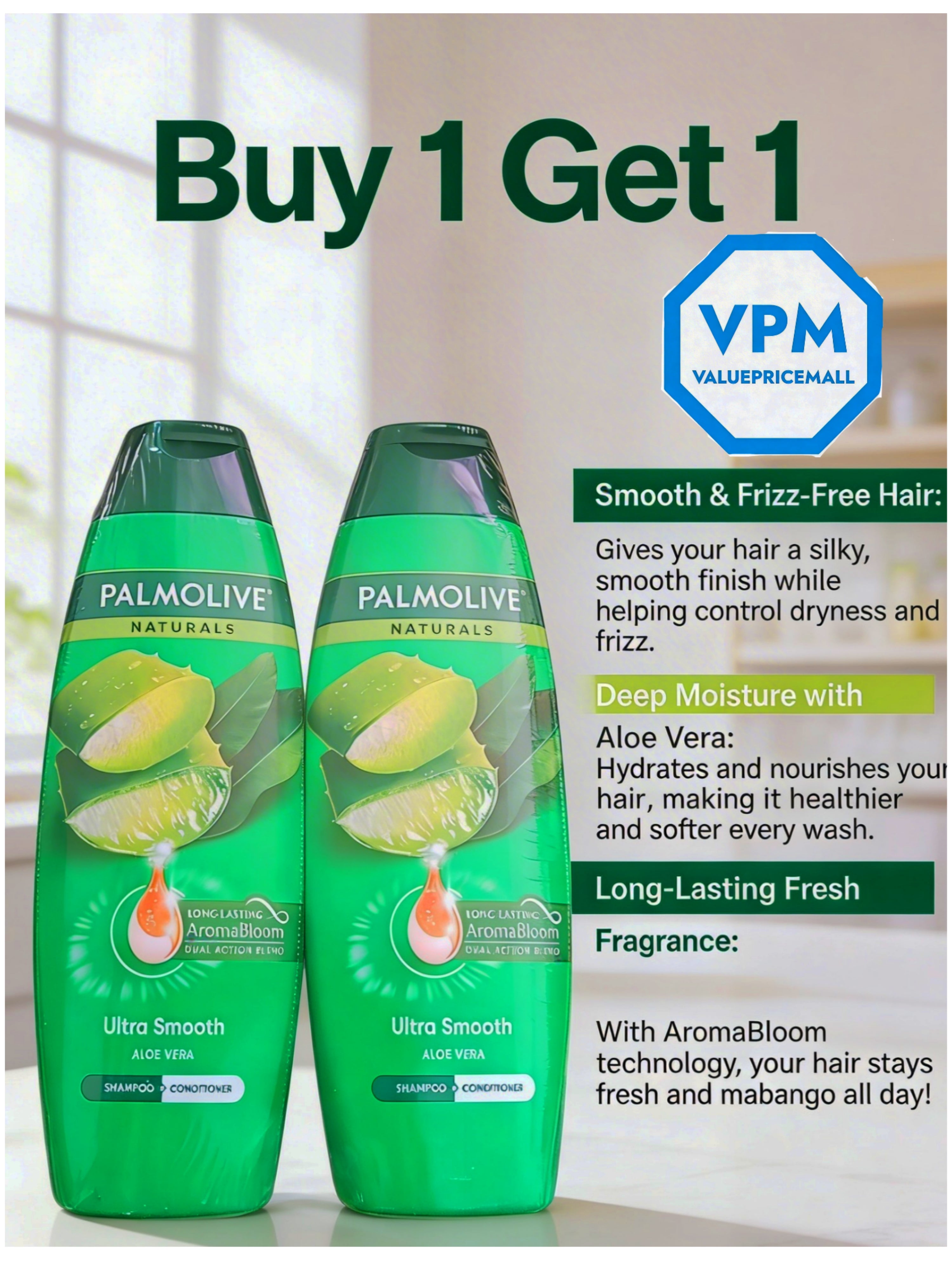 Palmolive Shampoo Buy 1 Take 1 (180ml each)