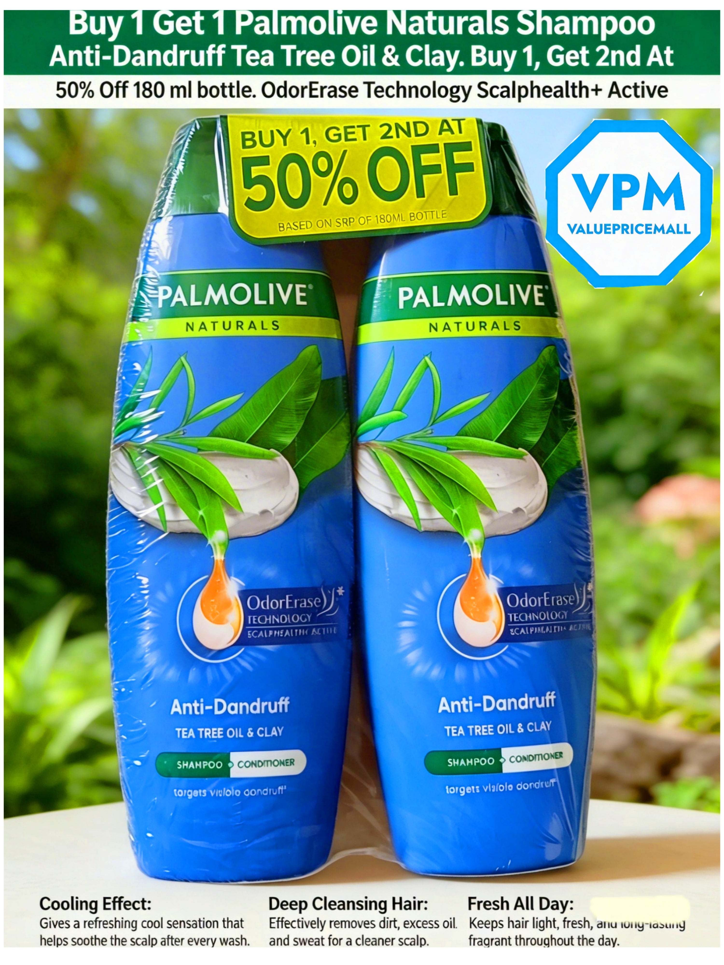 Palmolive Shampoo Buy 1 Take 1 (180ml each)