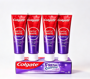 GET 2 White Toothpaste with Purple Color Correcting Technology