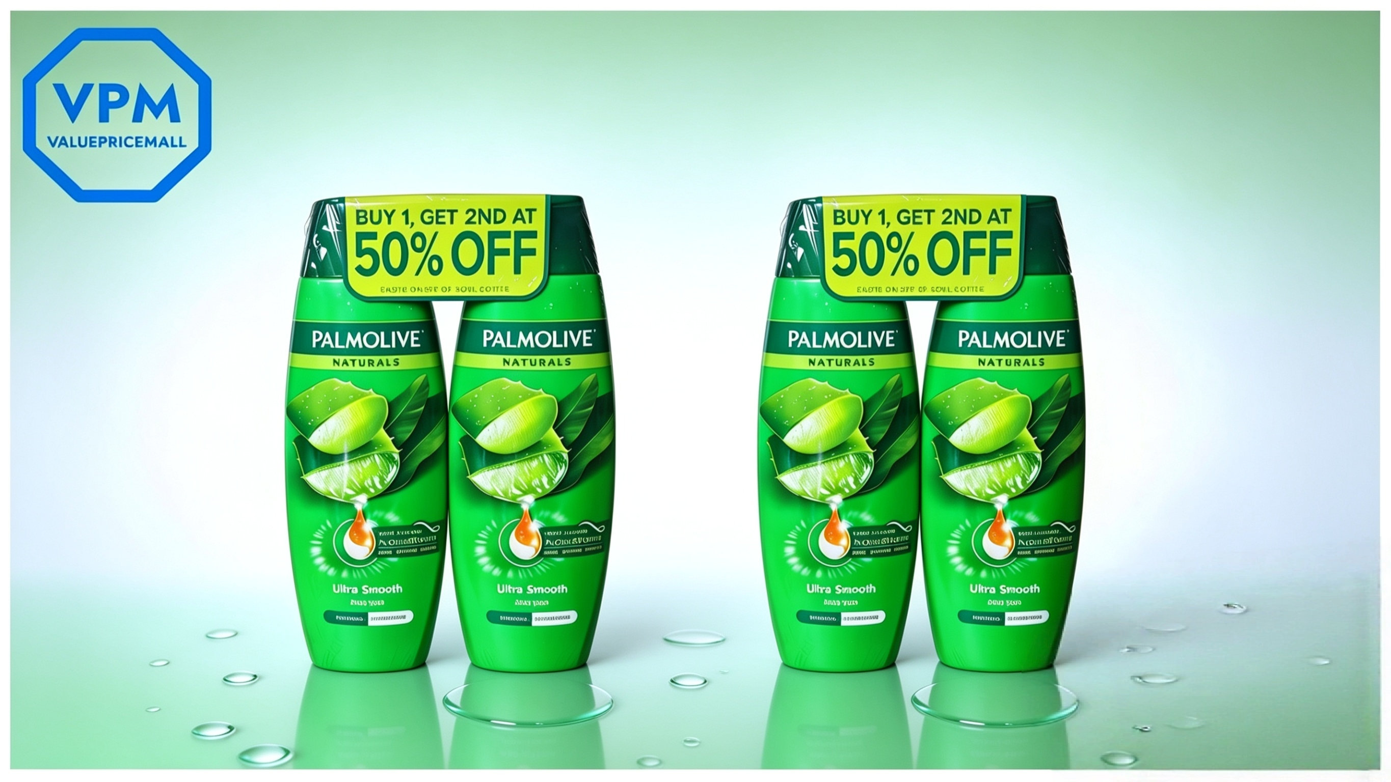 Get 2 Ultra Smooth (green) Shampoo & Conditioner